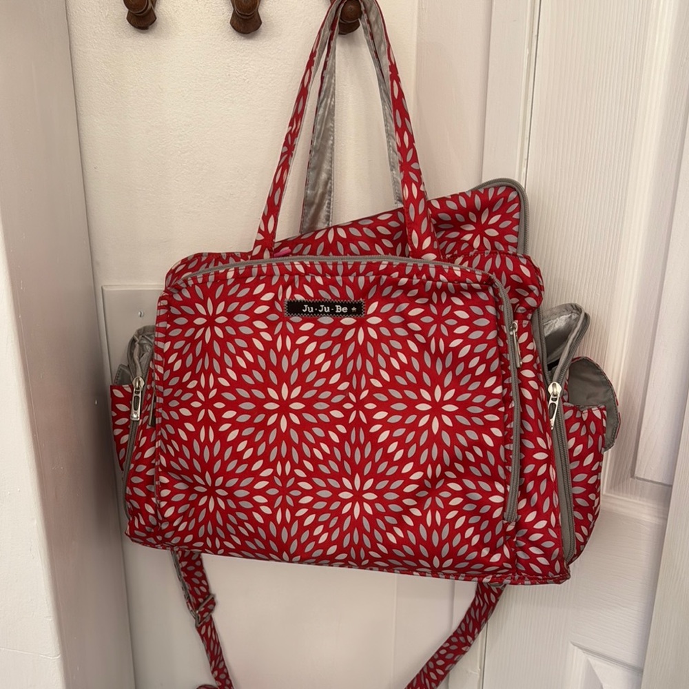 Ju-Ju-Be Red and White Women's Bag